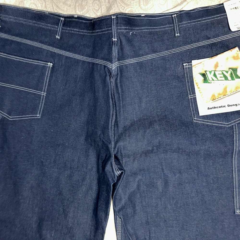 Key Authentic Dungaree Jeans 54x32 Big‎ And Tall NWT - Picture 6 of 8